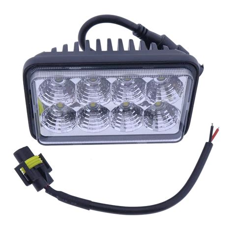 john deere 325 skid steer lights|LED Headlight to Replace John Deere OEM AT345169. .